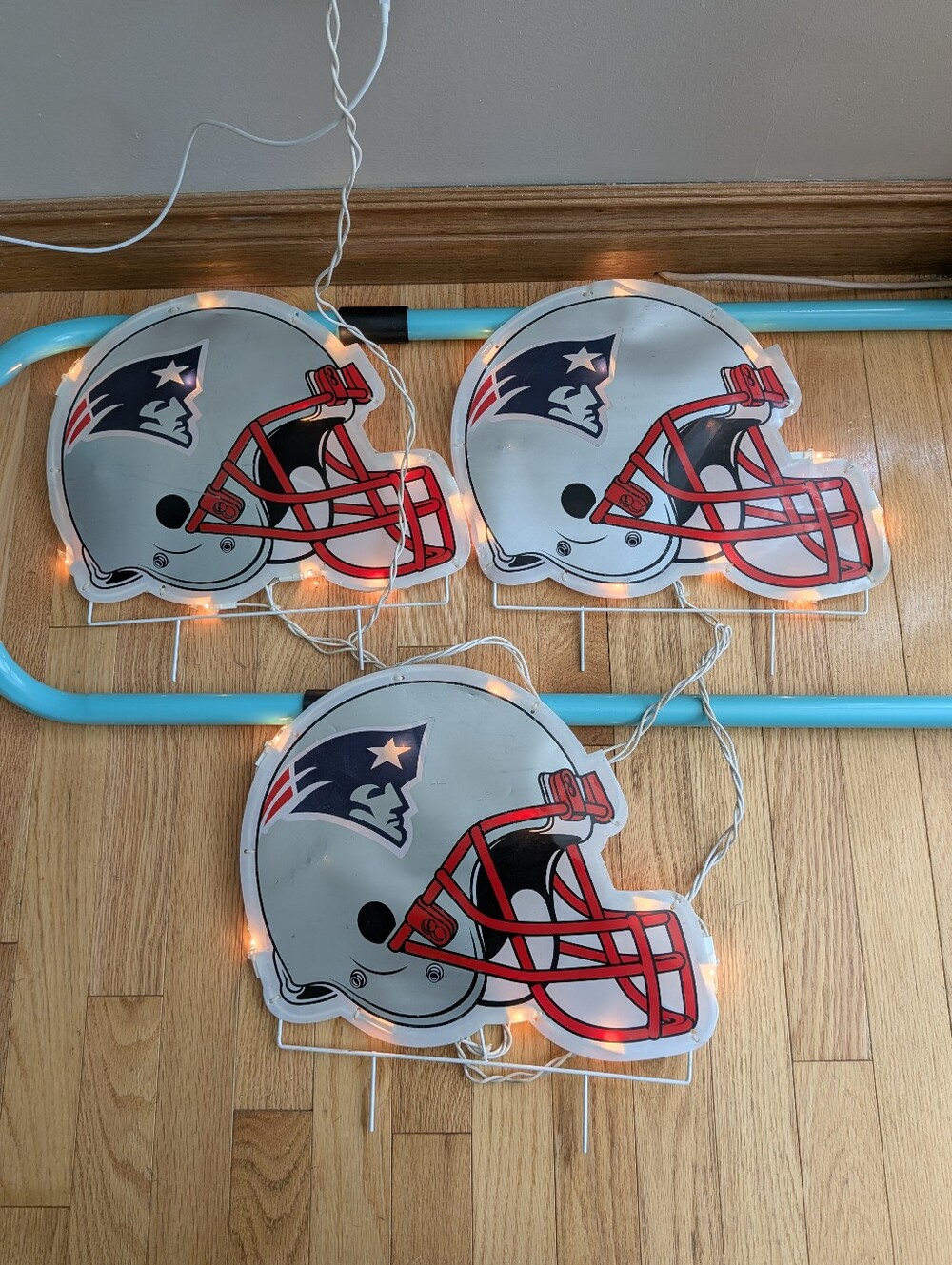 New England Patriots Lighted Pathway Markers